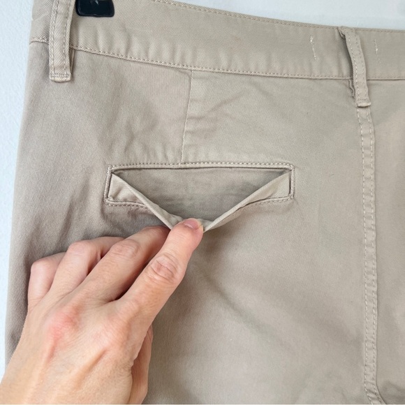 Anthropologie Velvet by Graham & Spencer Khaki Side Stripe Pant NWT - Picture 12 of 14